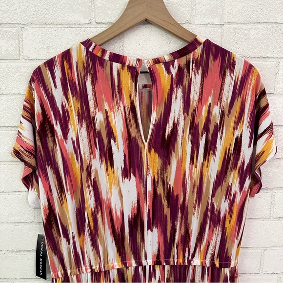 DONNA MORGAN Stitch Fix Rowane Raspberry Tiered Dress - Picture 9 of 13